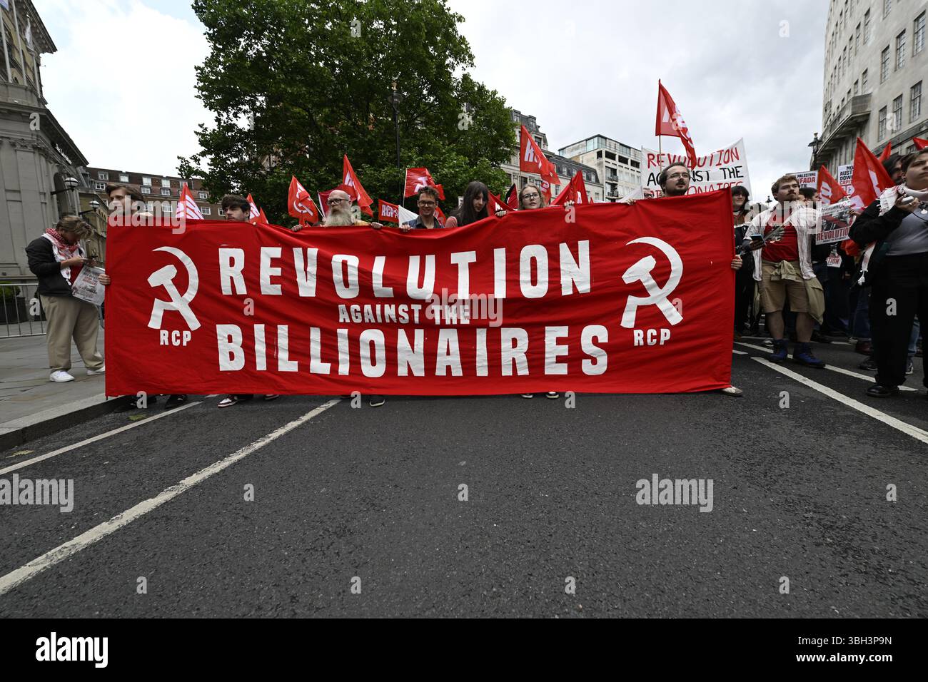 London, Großbritannien. Juni 2025. Volksversammlung National Demonstration und März: Central London, UK, 7. Juni 2025 Credit: Monkey Butler Images/Alamy Live News Stockfoto