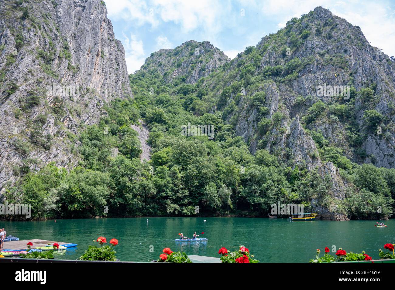 Matka Canyon, in der Nähe von Skopje, Nordmazedonien Stockfoto