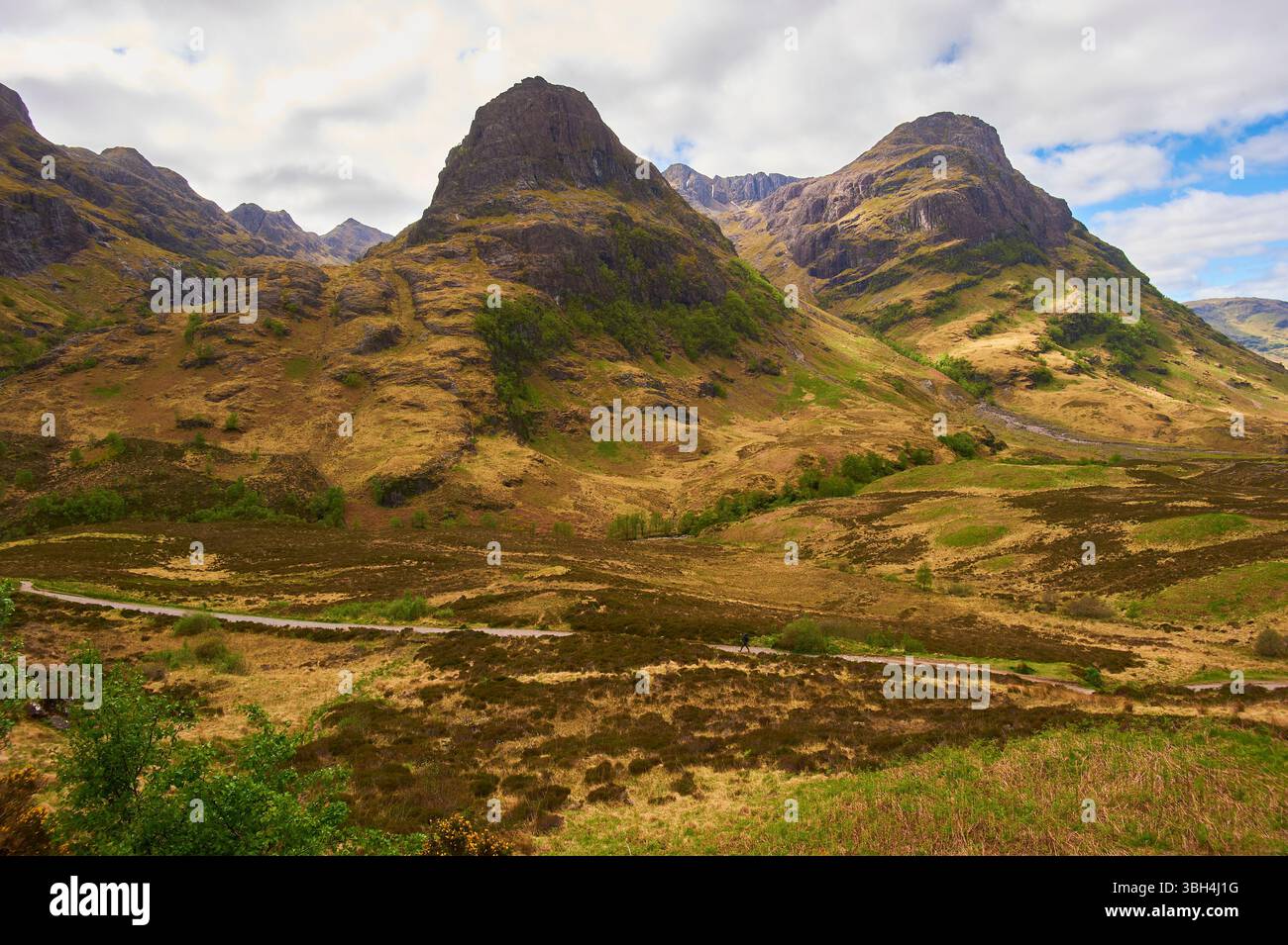 Die drei Schwestern von Glencoe, Argyll, Schottland, Großbritannien Stockfoto