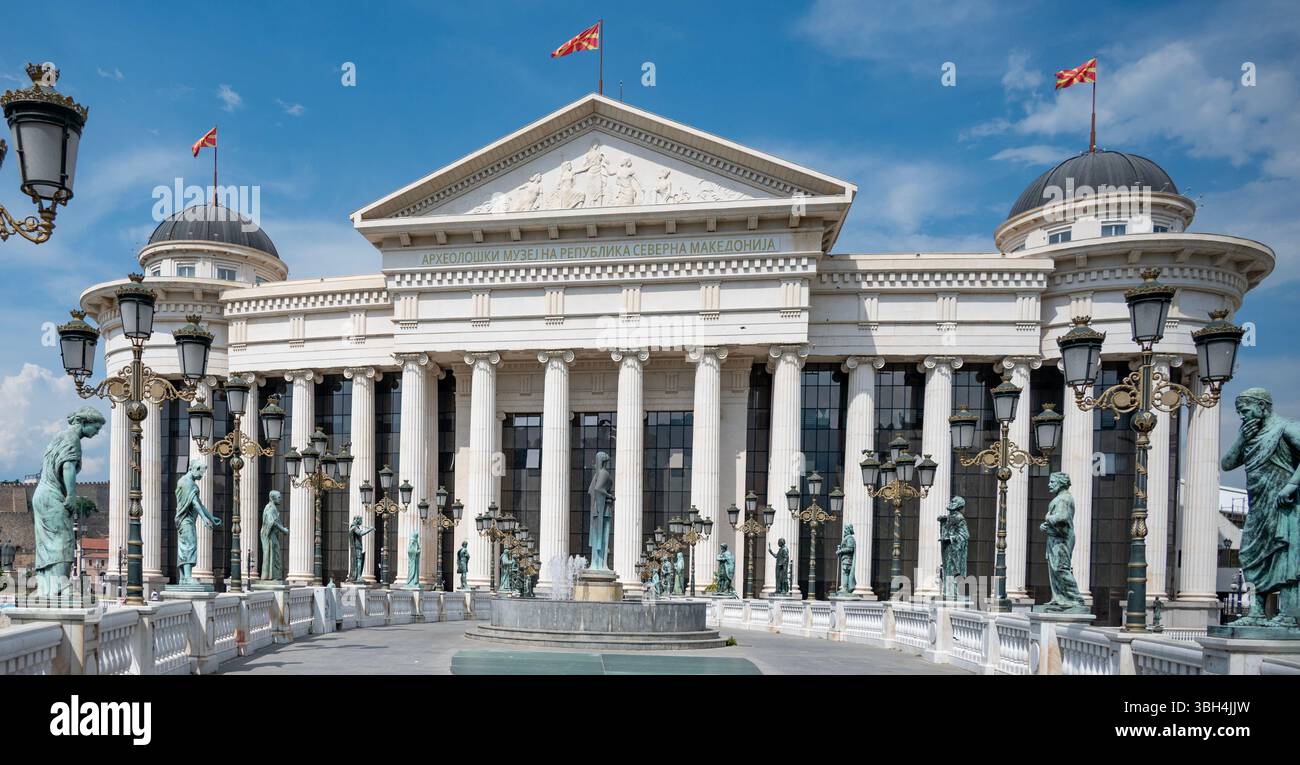 Archäologisches Museum, Skopje, Nordmazedonien Stockfoto