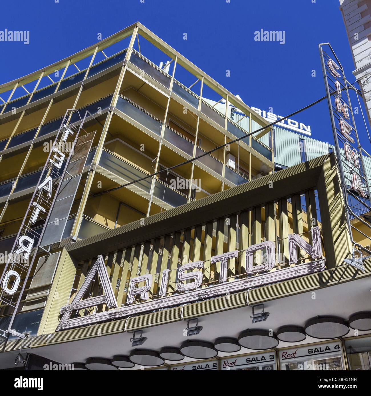 SANREMO, IMPERIA, ITALIEN 14. August 2016: Das berühmteste Theater Italiens veranstaltet jährlich das italienische Liedfestival Stockfoto