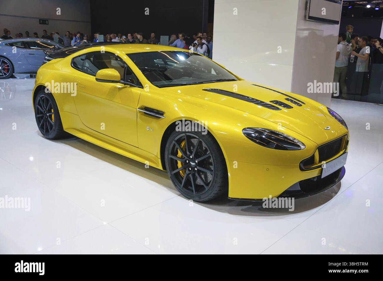 FRANKFURT - 21. SEPTEMBER: ASTON MARTIN V12 VANTAGE S wurde auf der 65. IAA (Internationale Automobil Ausstellung) am 21. September 2019 als Weltpremiere präsentiert Stockfoto