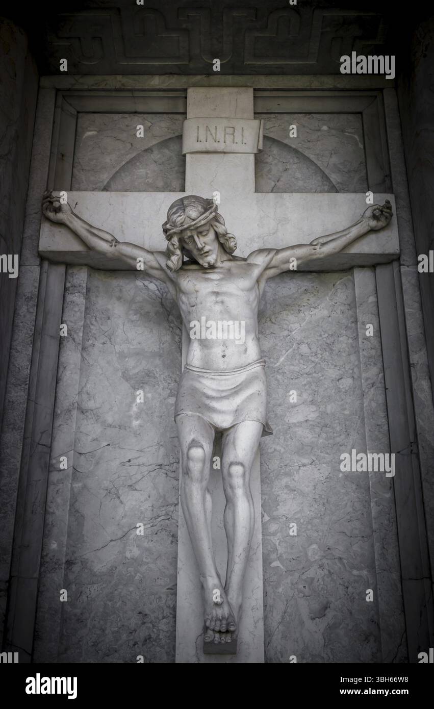 Das Leiden Jesu Christi (Statue Fragment Religion) Stockfoto