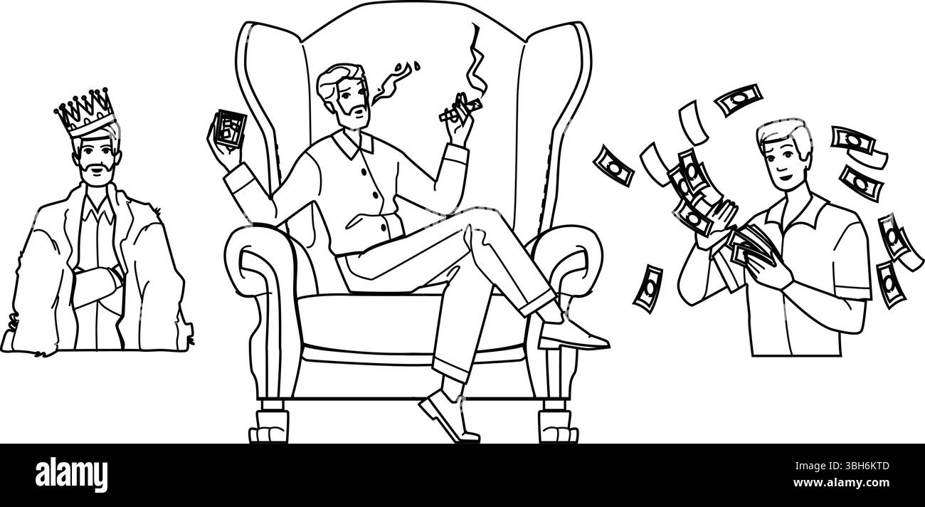 Geschäftsreichtum Stock Vektor