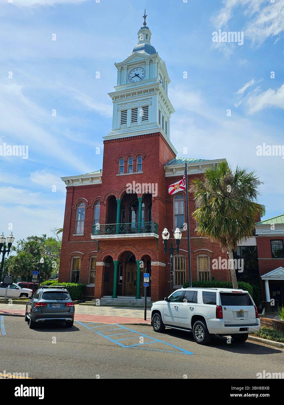 Nassau County Courthouse, Fernandina Beach. 1891 im klassisch-Revival-Stil erbaut. Stockfoto