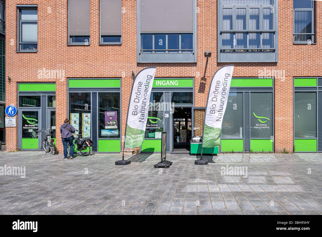 Bio Drome Bio-Supermarkt in Vlissingen, Niederlande Stockfoto