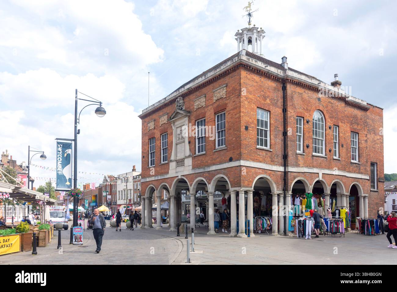 High Wycombe Guildhall, High Street, High Wycombe, Buckinghamshire, England, Vereinigtes Königreich Stockfoto