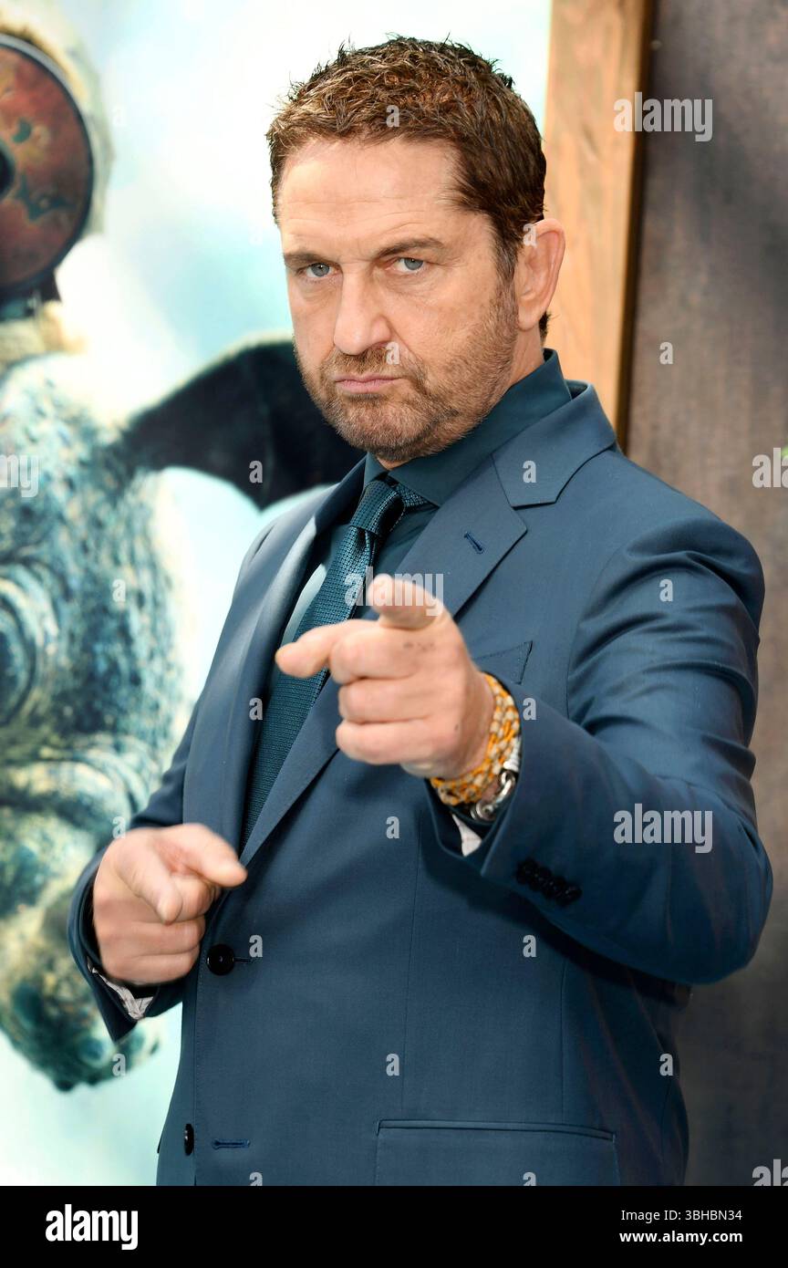 Gerard Butler bei der Premiere des Kinofilms „How to Train Your Dragon / Drachenzähmen leicht gemacht“ im Academy Museum of Motion Pictures. Los Angeles, 07.06.2025 Stockfoto