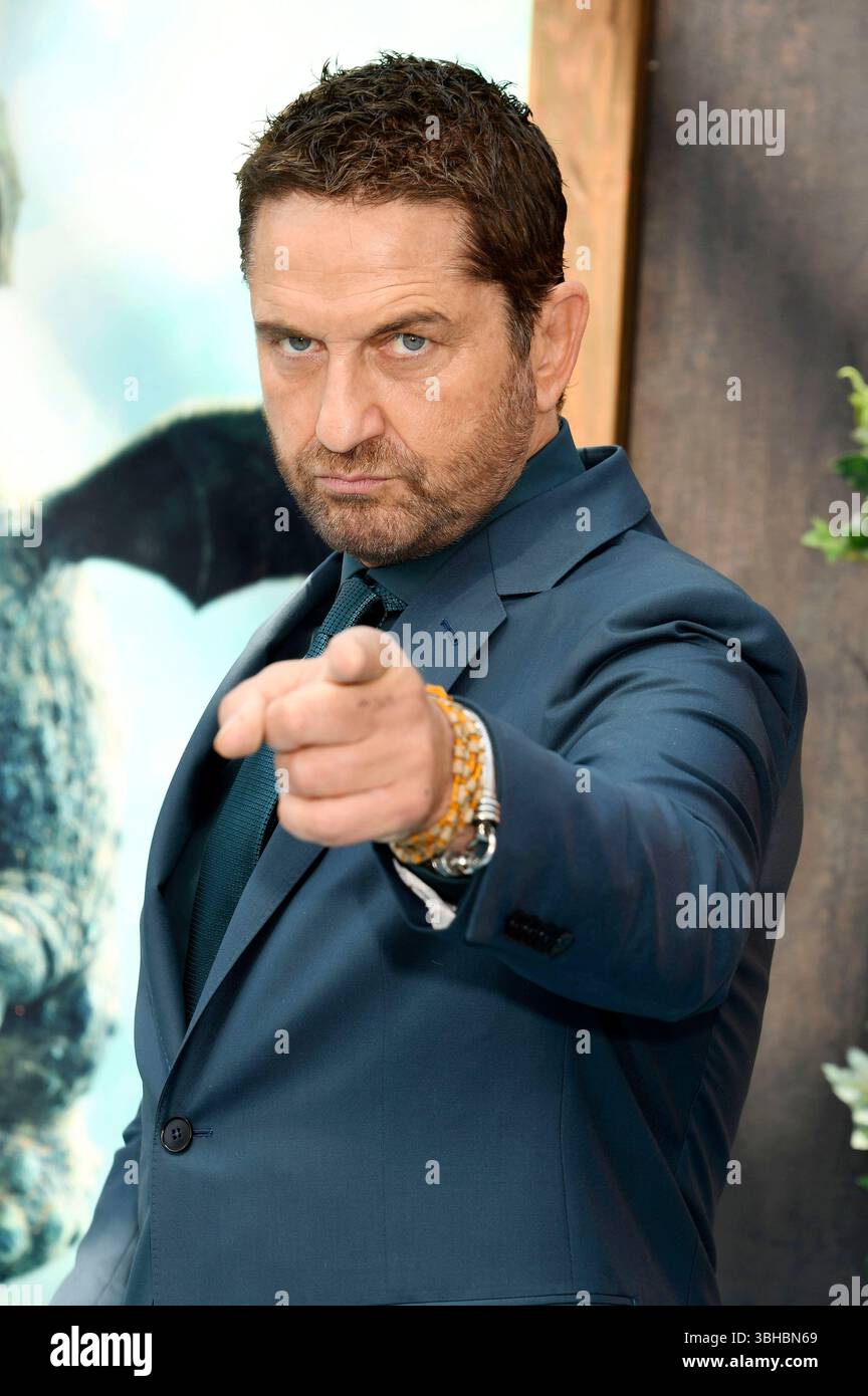 Gerard Butler bei der Premiere des Kinofilms „How to Train Your Dragon / Drachenzähmen leicht gemacht“ im Academy Museum of Motion Pictures. Los Angeles, 07.06.2025 Stockfoto