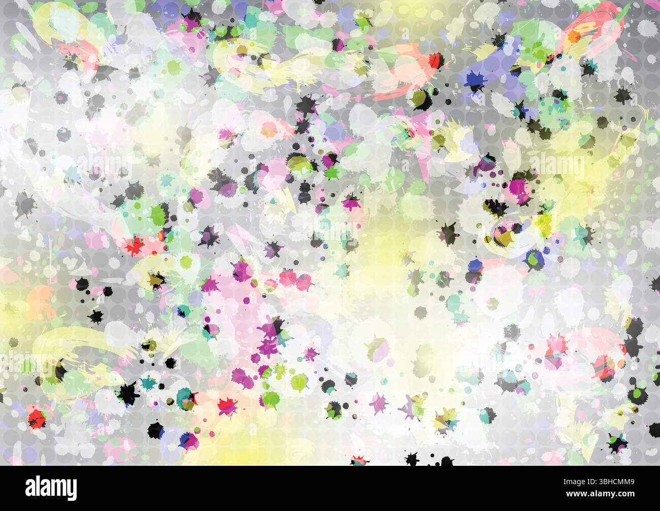 Abstrakter Aquarellhintergrund mit weichen Spritzern Stock Vektor