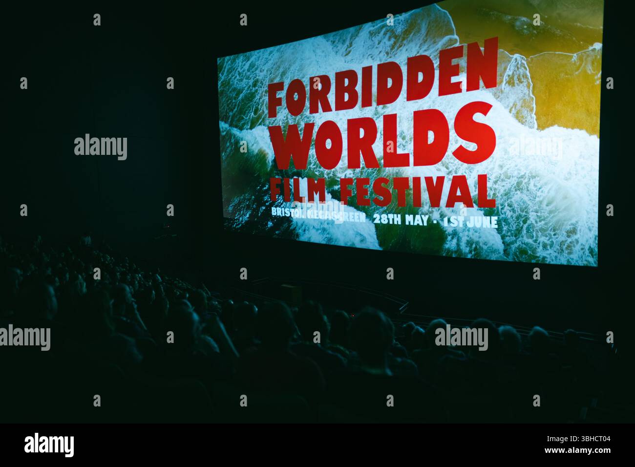 Forbidden Worlds Film Festival in Bristol Megascreen (ehemals IMAX) Stockfoto