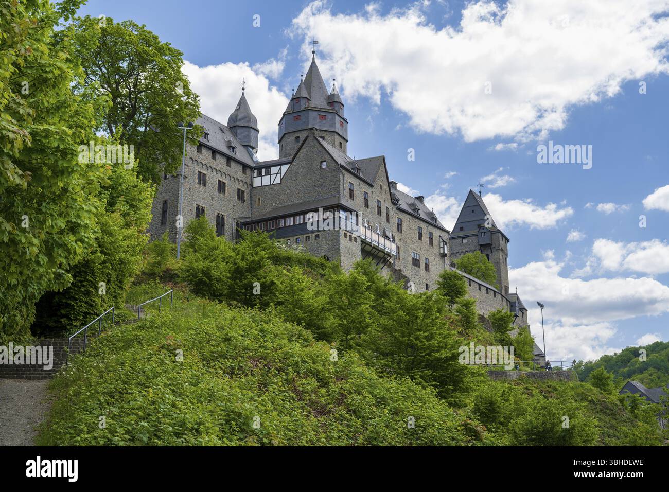 Schloss Altena, Altena, Sauerland, Westfalen, Nordrhein-Westfalen, Deutschland, Europa Stockfoto