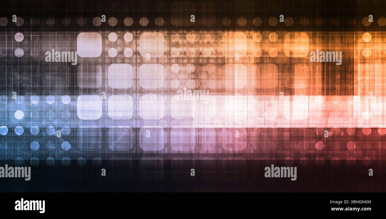 Werbung Netzwerk Stockfoto