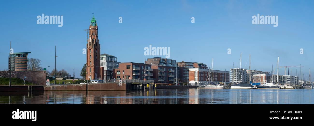 Neuer Wohnort in Bremerhaven Stockfoto