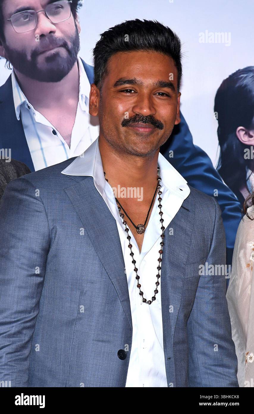 Mumbai, Indien. Juni 2025. Der indische Filmschauspieler und Filmemacher Venkatesh Prabhu Kasthuri Raja nimmt an der dritten Liedeinführung seines kommenden Films „Kuberaa“ Teil. Der Film wird am 20. Juni veröffentlicht. Quelle: SOPA Images Limited/Alamy Live News Stockfoto