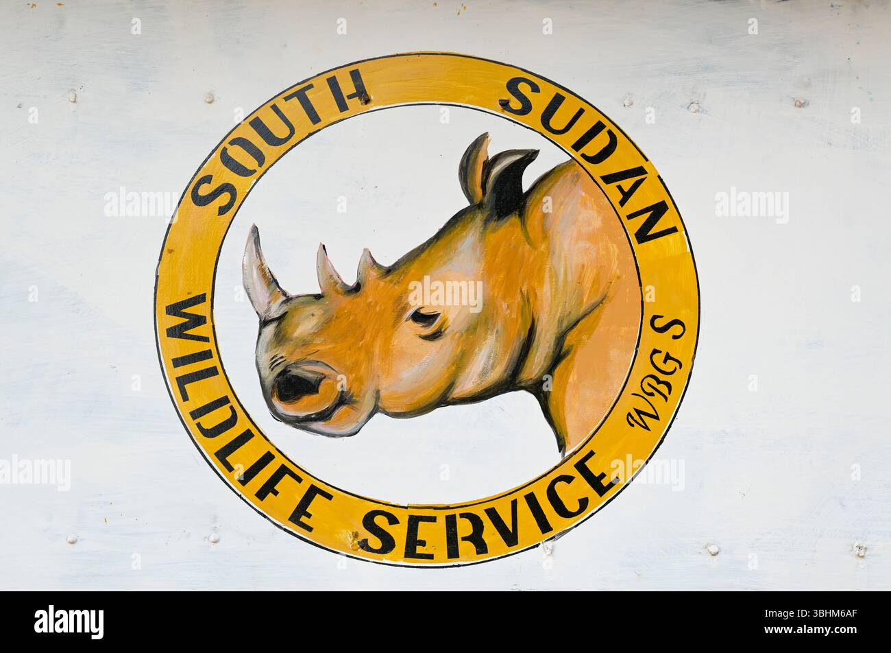 SÜDSUDAN, Bundesstaat West Bahr el Ghazal, Stadt Wau, Tierzoo / SÜDSUDAN, Wau, Zoo, wurde angeblich von Carl Hagenbeck gegründet Stockfoto