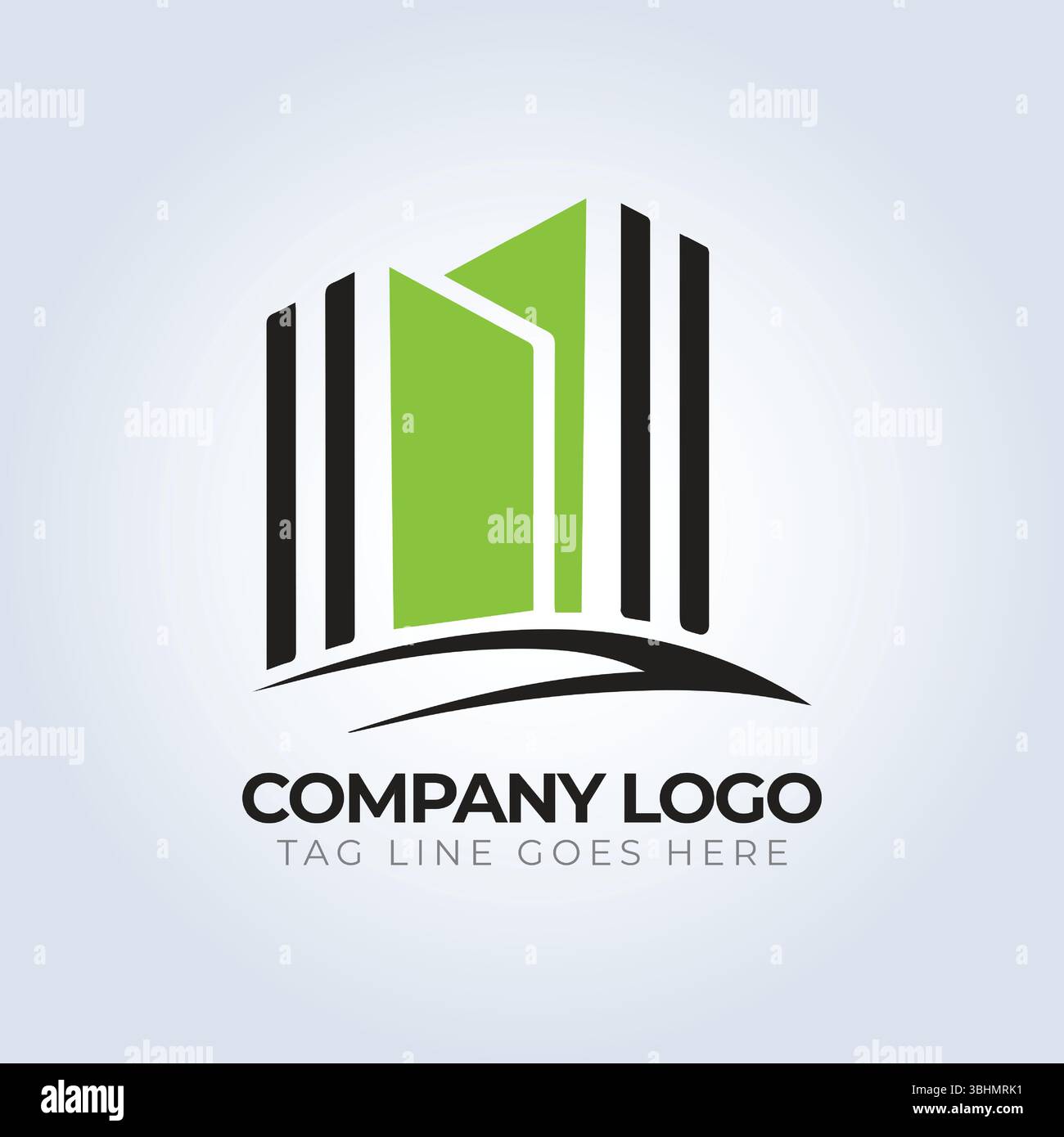 Real Estate Logo und Modern House Logo Eigenschaftslogo Stock Vektor