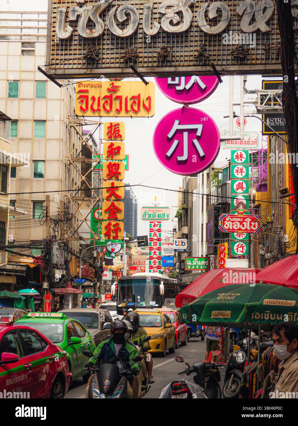 Yaowarat Road, Chinatown, Bangkok Stockfoto
