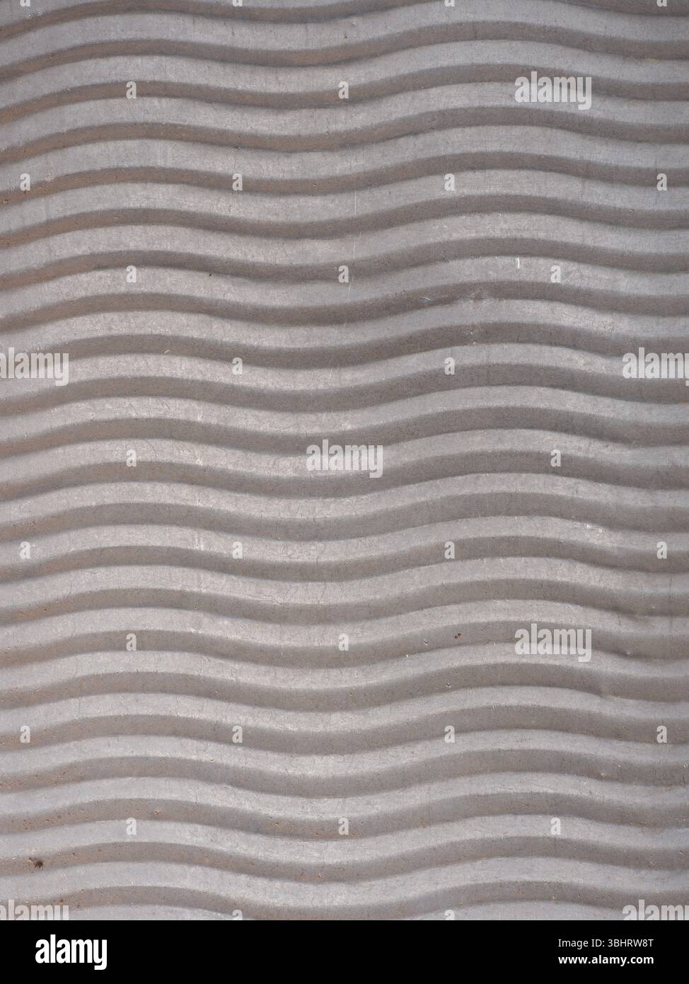 Textur eines alten alten alten Zink-Waschbretts mit als Hintergrund, altes Werkzeug zum Waschen von Wäsche von Hand Stockfoto