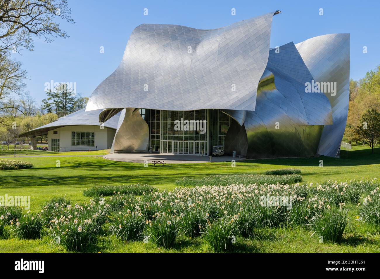 Frank Gehry entwarf das Richard B. Fisher Center for the Performing Arts, Bard College, Annandale-on-Hudson, New York State. Stockfoto