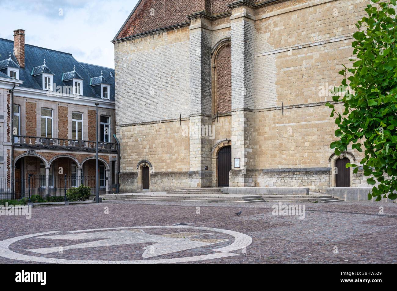 Abtei und Kirche St. Servatius von Grimbergen, Flämisch-Brabant, Belgien 8. Juni 2025 Stockfoto