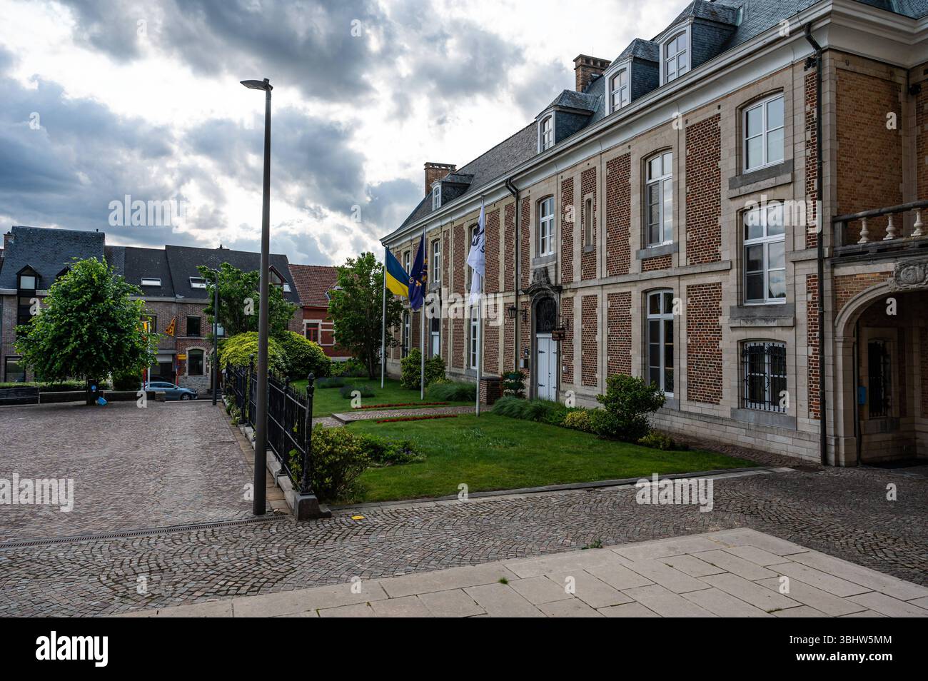 Kirche St. Servatius und Abtei Grimbergen, Flämisch-Brabant, Belgien 8. Juni 2025 Stockfoto