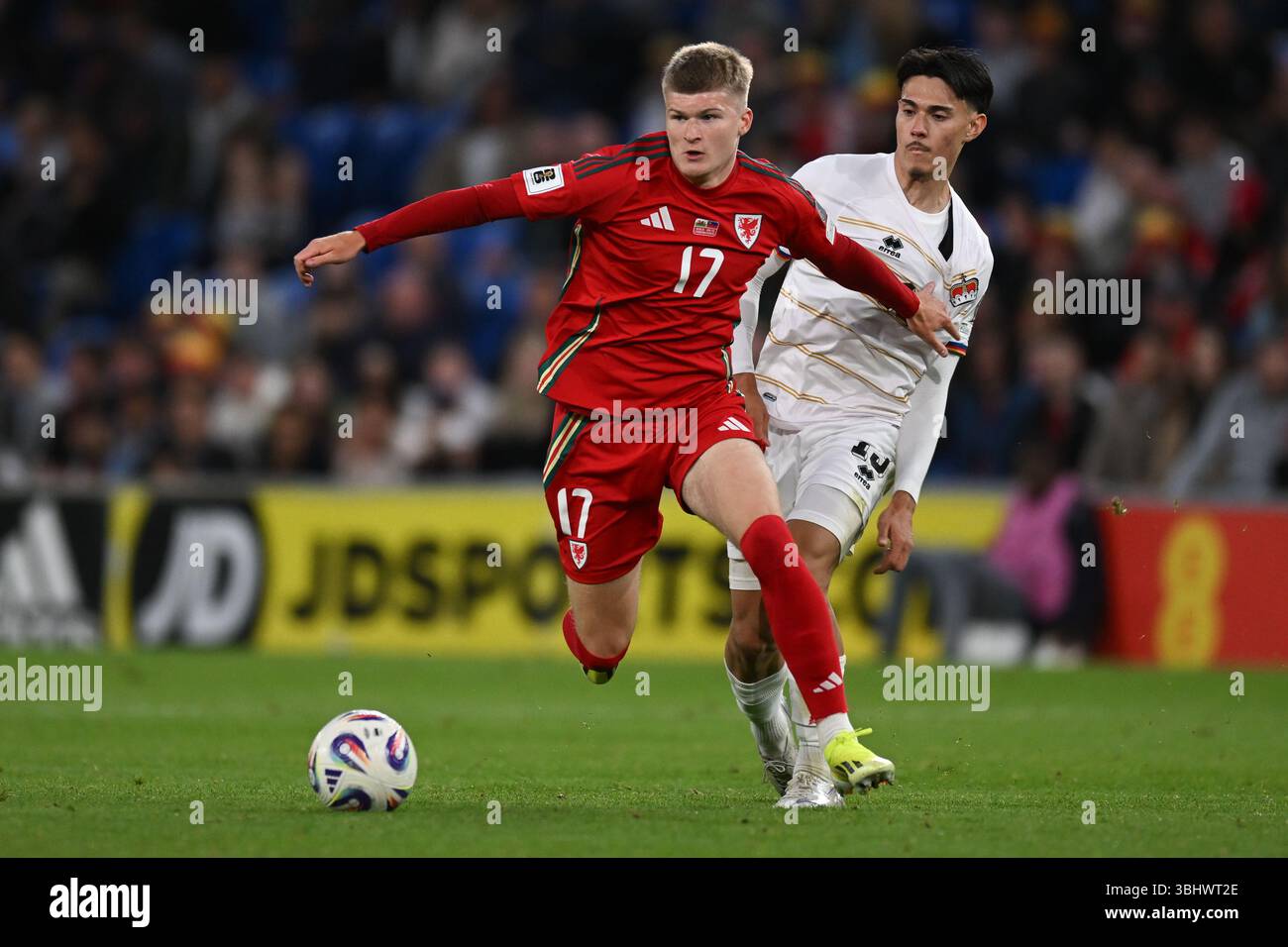 FIFA Fussball-Weltmeisterschaft Europa-Qualifikation Wales gegen Liechtenstein Cardiff City Stadium, Cardiff, Wales 06/06/2025 Stockfoto