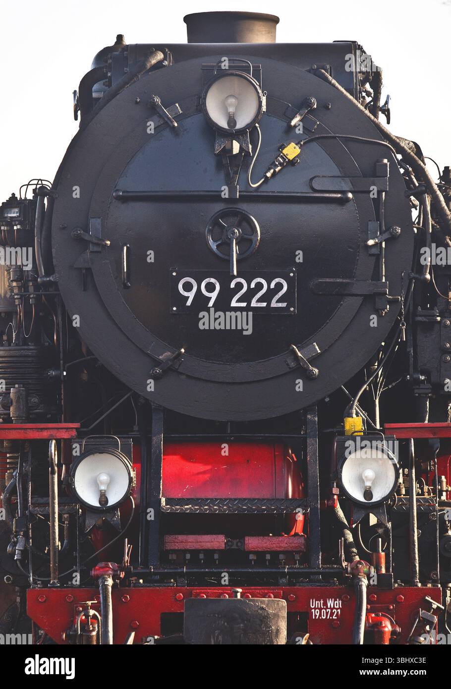Dampflokomotive, Standardlokomotive 99222, Harzer Schmalspurbahnen, Deutschland, Sachsen-Anhalt, Harz, Wernigerode Stockfoto