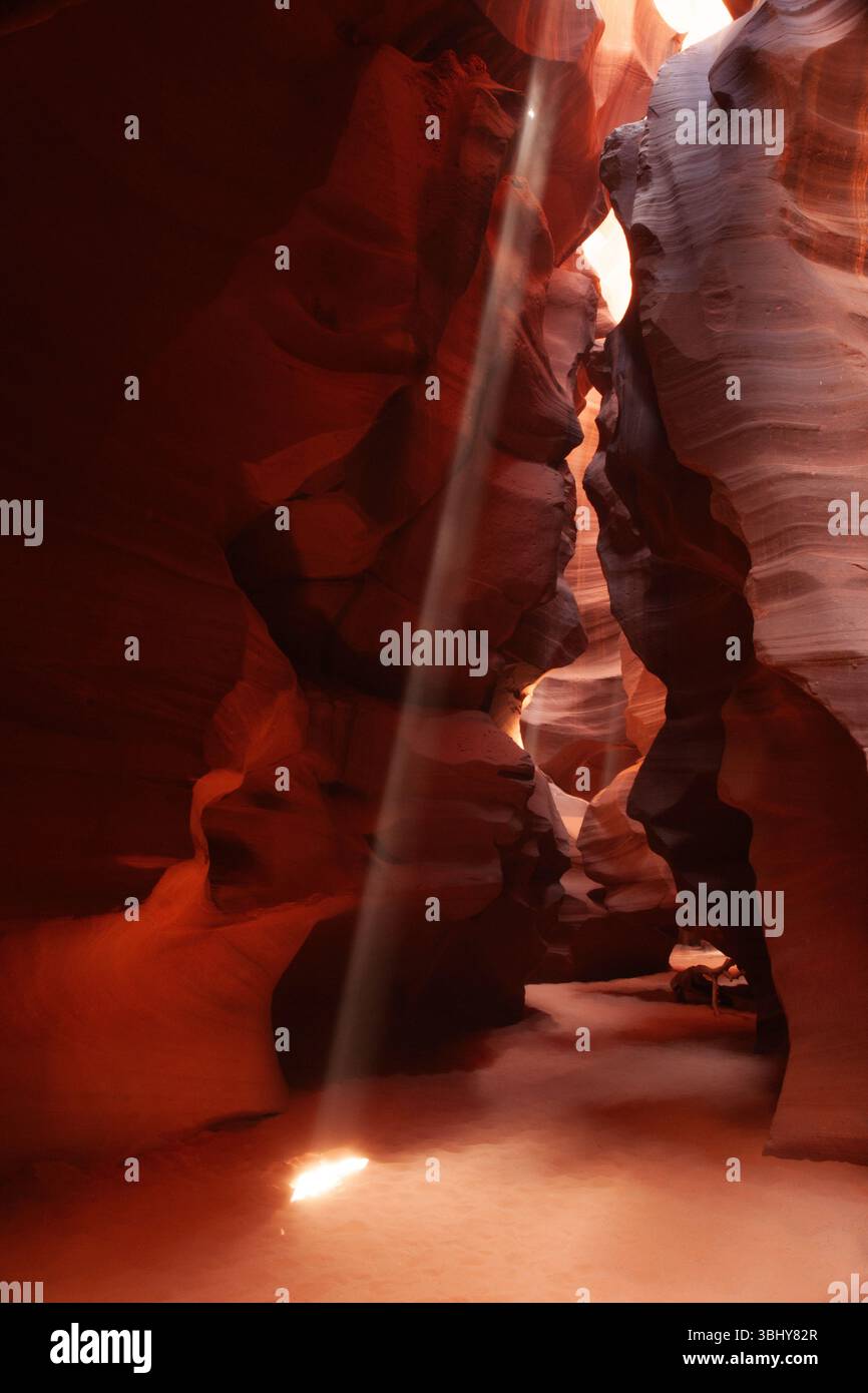 Südwestamerikanische Landschaften, Upper Antelope Canyon, Arizona, USA Stockfoto