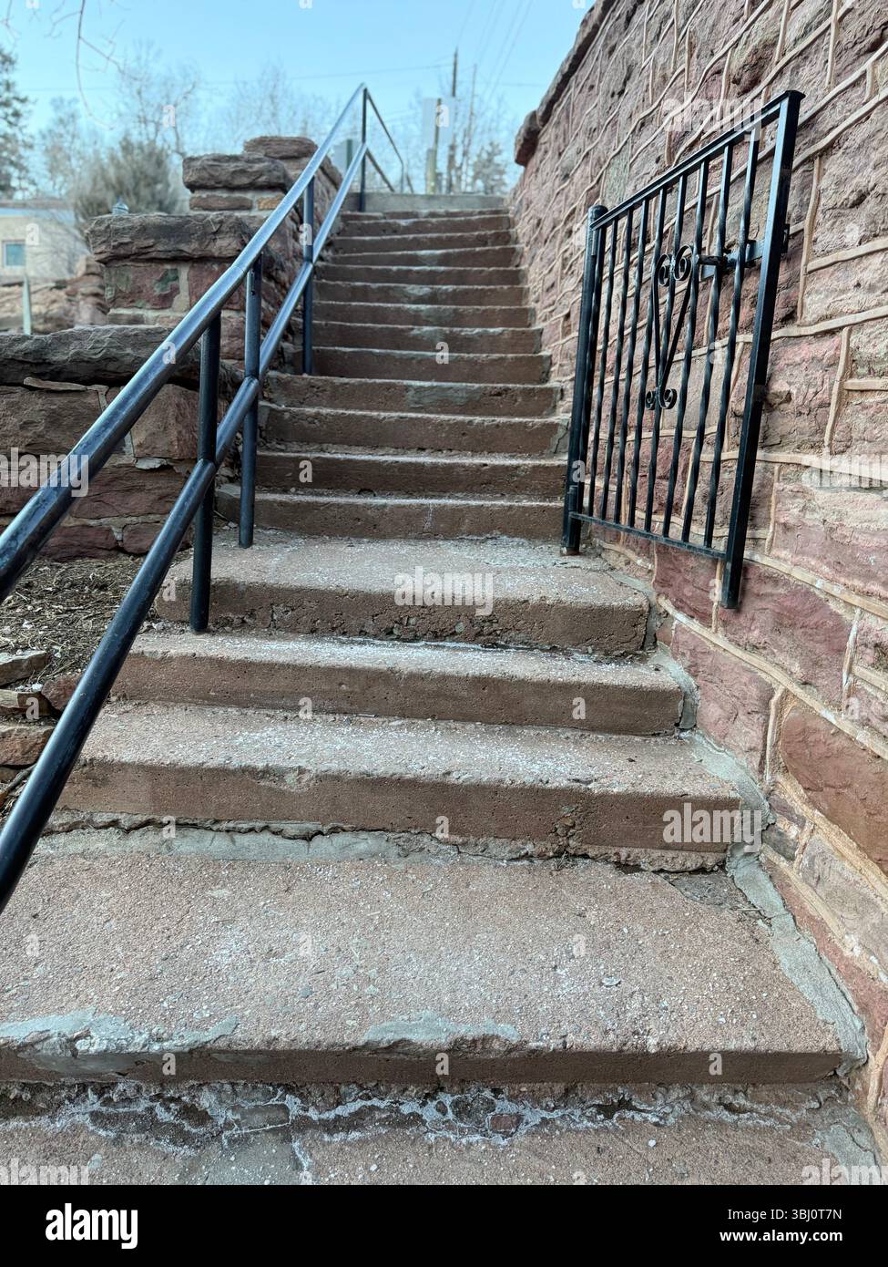 Es ist alles hier oben in Manitou Springs Colorado USA - Smartphone-aufgenommenes Stockfoto