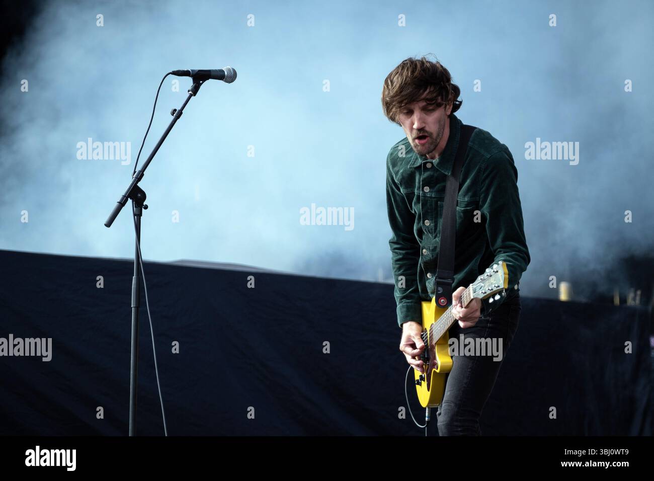 Trondheim, Norwegen. Juni 2025. Die norwegische Punkband The Good the Bad and the Zugly gibt ein Live-Konzert während des norwegischen Musikfestivals Neon Festival 2025 in Trondheim. Stockfoto