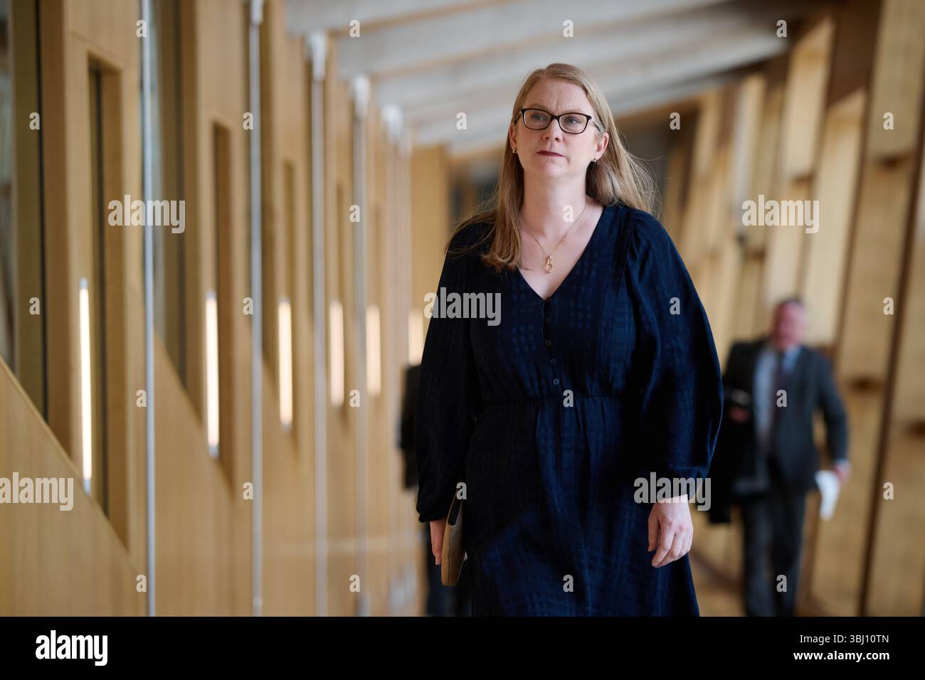 Edinburgh Schottland, Vereinigtes Königreich 12. Juni 2025. Shirley-Anne Somerville MSP im schottischen Parlament für erste Ministerfragen. Credit sst/alamy Live News Stockfoto