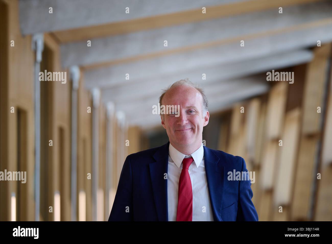 Edinburgh Schottland, Vereinigtes Königreich 12. Juni 2025. Michael Marra MSP im schottischen Parlament für erste Ministerfragen. Credit sst/alamy Live News Stockfoto