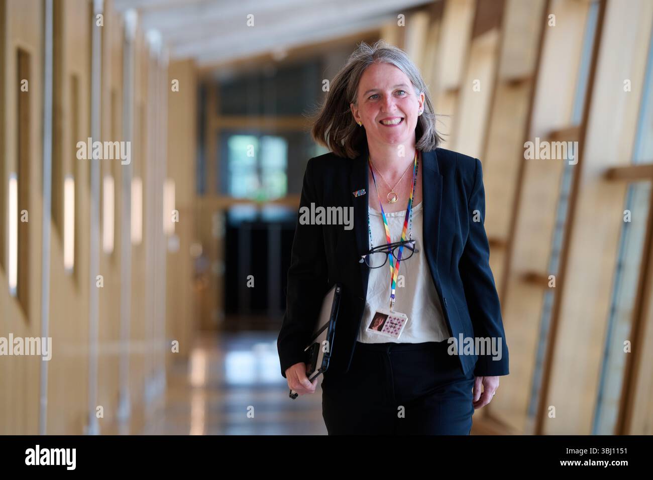 Edinburgh Schottland, Vereinigtes Königreich 12. Juni 2025. Minister für Drogen- und Alkoholpolitik und Sport Maree Todd MSP im schottischen Parlament für erste Ministerfragen. Credit sst/alamy Live News Stockfoto