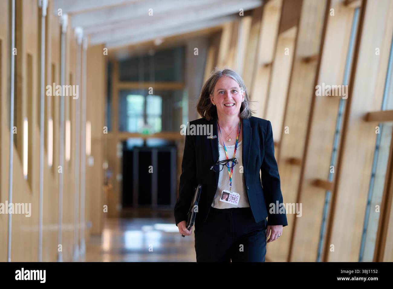 Edinburgh Schottland, Vereinigtes Königreich 12. Juni 2025. Minister für Drogen- und Alkoholpolitik und Sport Maree Todd MSP im schottischen Parlament für erste Ministerfragen. Credit sst/alamy Live News Stockfoto