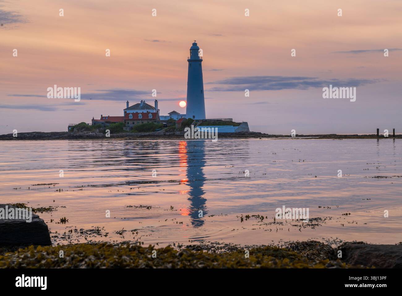 St. Mary's Island, Whitley Bay, Tyne and Wear, England Stockfoto