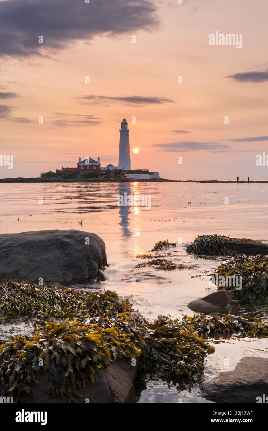 St. Mary's Island, Whitley Bay, Tyne and Wear, England Stockfoto