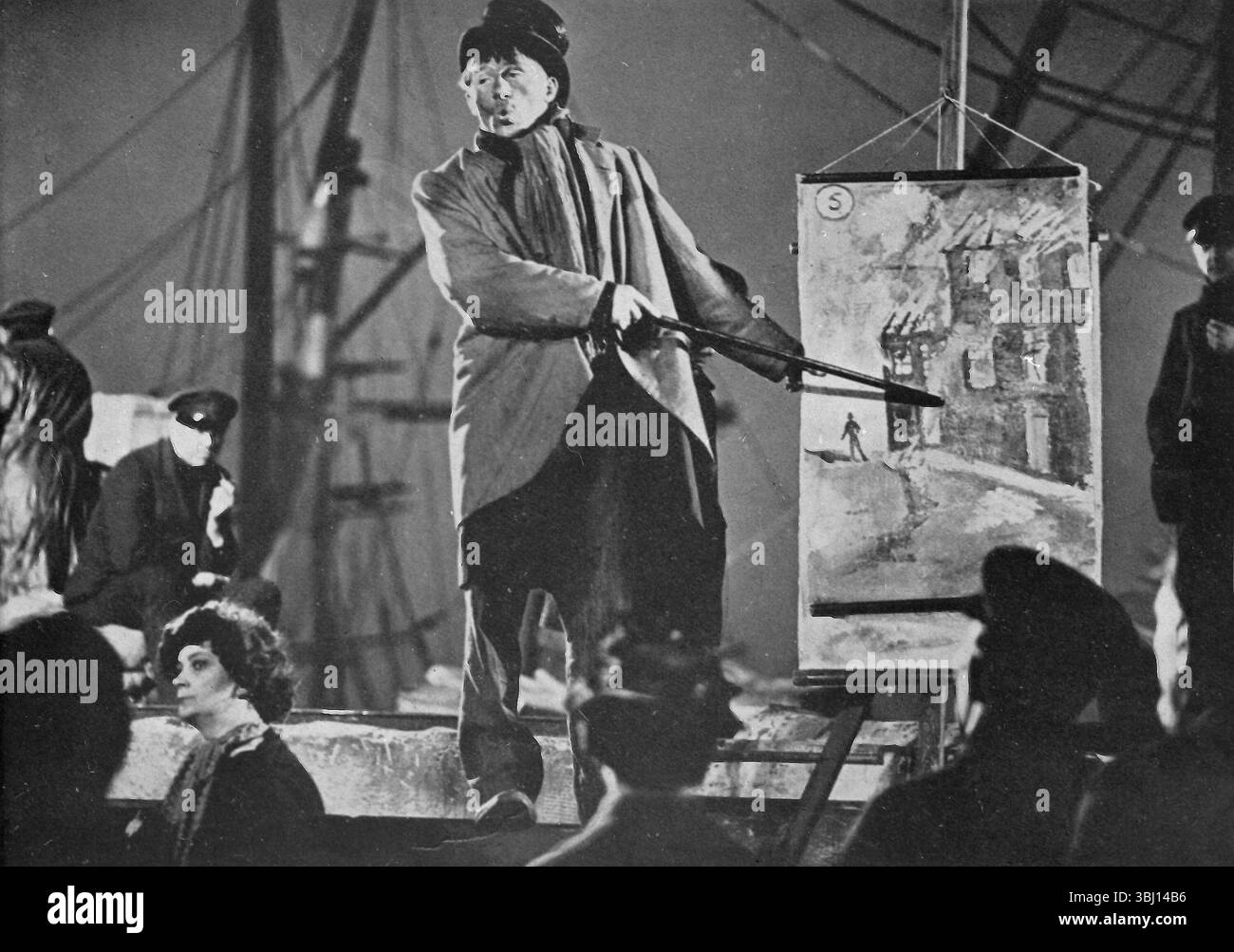 Schauspieler Ernst Busch in dem Film die Dreigroschenoper, Deutschland 1929 Stockfoto