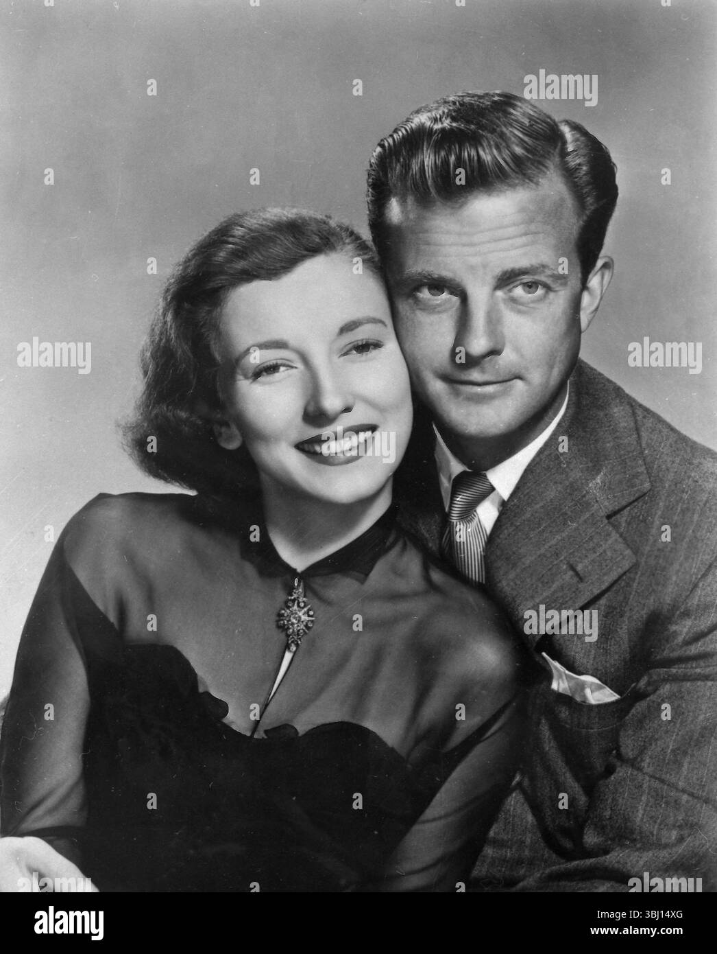 Die Schauspieler Valentina Cortese und William Lundigan in dem Film The House on Telegraph Hill, USA 1951 Stockfoto