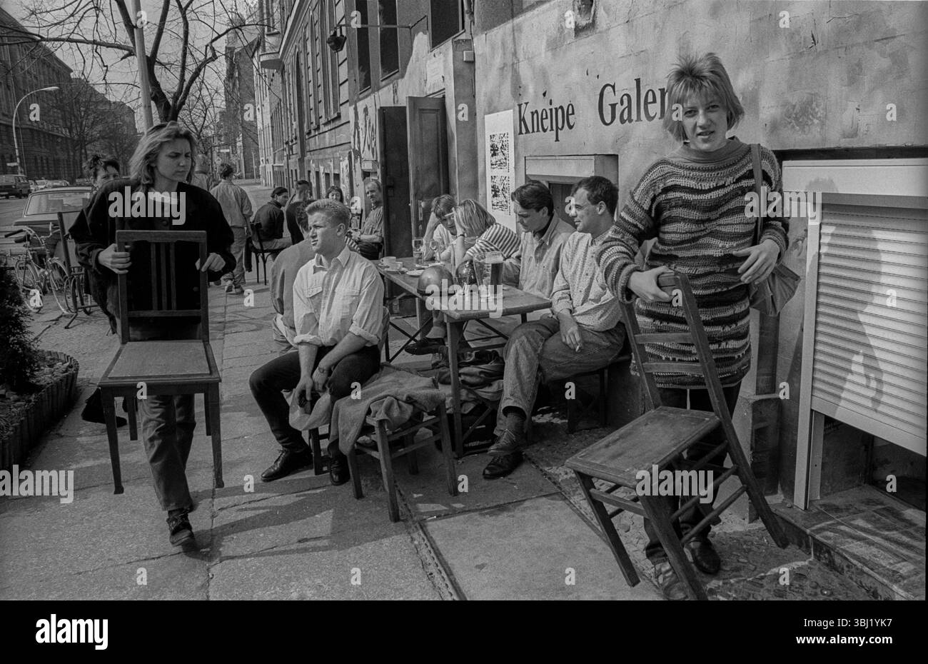 Deutschland, Berlin, 17.05.1992, Pub, Galerie Assel, Oranienburger Straße, Europa Stockfoto
