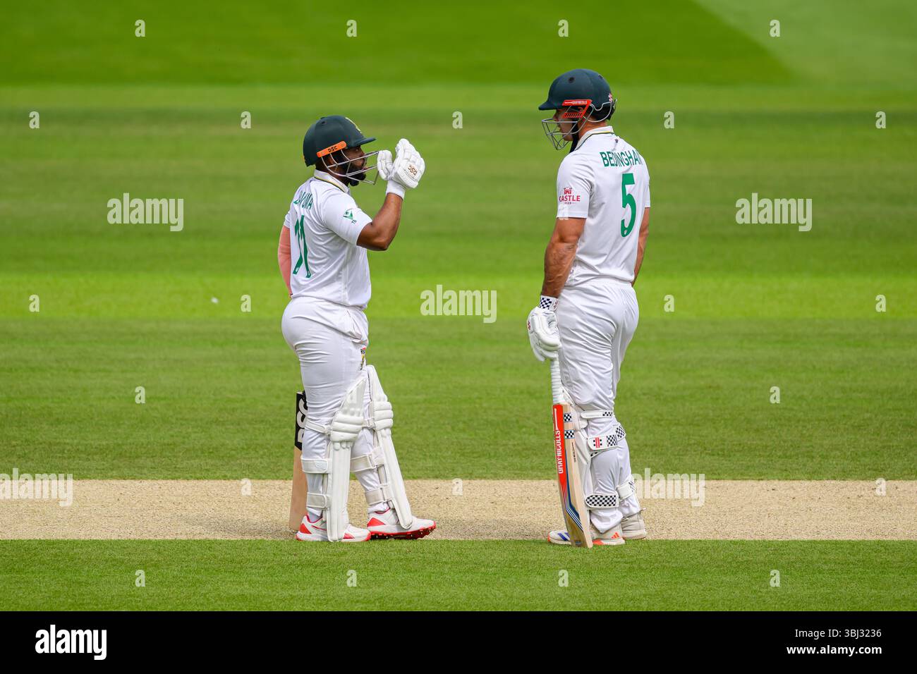 LONDON, VEREINIGTES KÖNIGREICH. 12. Juni 2025: Beim Finale der ICC World Test Championship Australien gegen Südafrika auf dem Lord's Cricket Ground am Donnerstag, 12. Juni 2025 in LONDON, GROSSBRITANNIEN. Quelle: Taka Wu/Alamy Live News Stockfoto