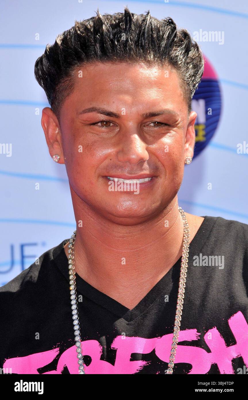 Paul Delvecchio alias DJ Pauly D bei den Teen Choice Awards 2012 in Los Angeles - 22. Juli 2012 Stockfoto