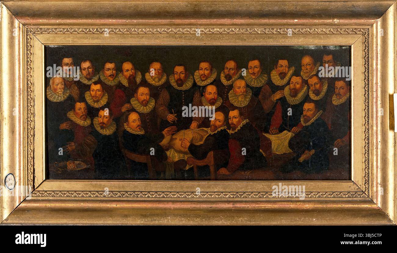 Zur Anatomie von Dr. Sebastiaen Egbertsz. 1603 Stockfoto