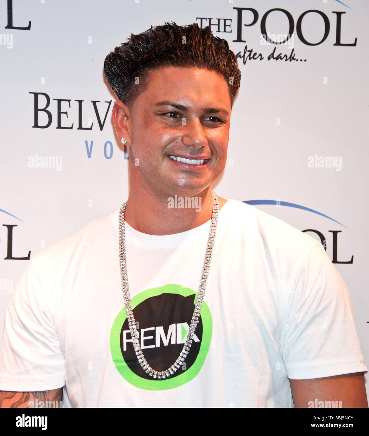 Paul Delvecchio alias DJ Pauly D im Pool After Dark im Harrah's Resort in Atlantic City, New Jersey - 07. Juli 2012 Stockfoto