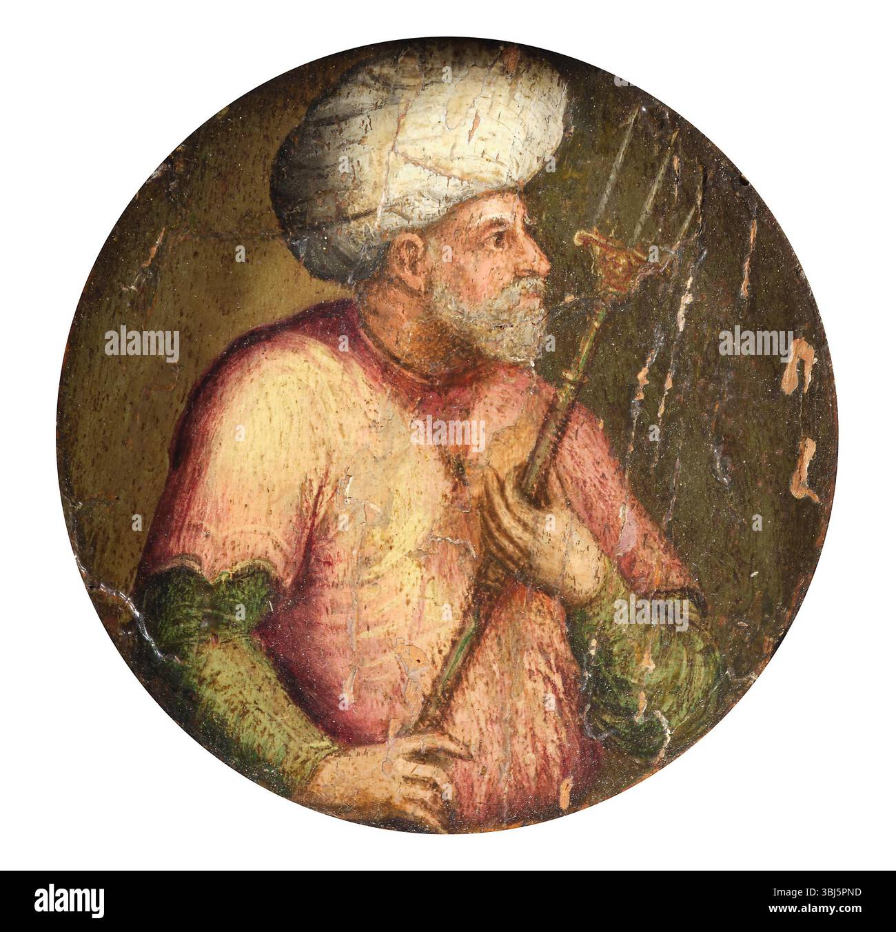 LIN Xiangru und Kojima Takanori. Aus der Serie Zakurogaki-ren Goban no uchi wakan e-kyodai, 1821. Private Sammlung. Stockfoto