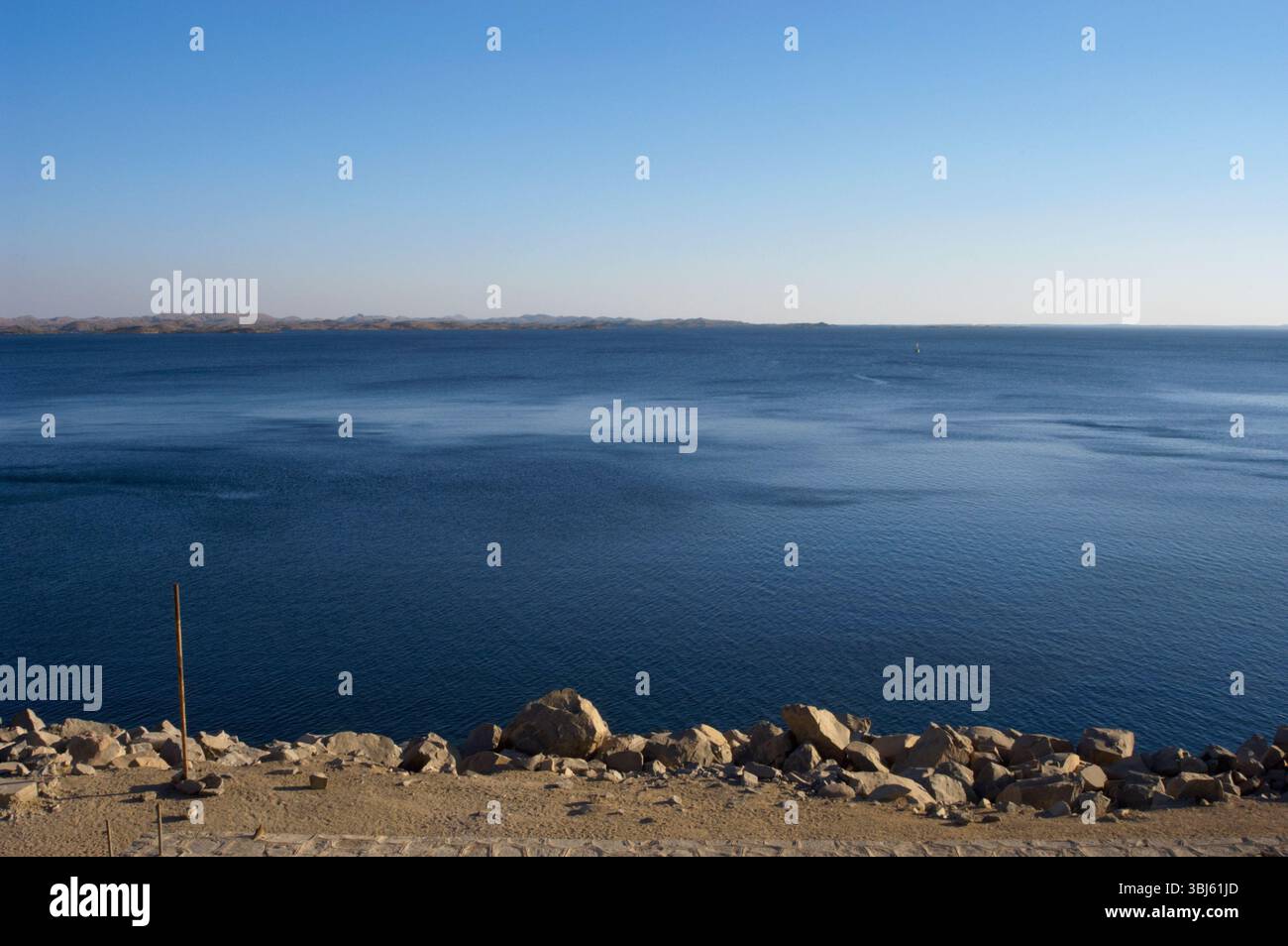Lake Nasser, Assuan, Ägypten, 2003. Stockfoto