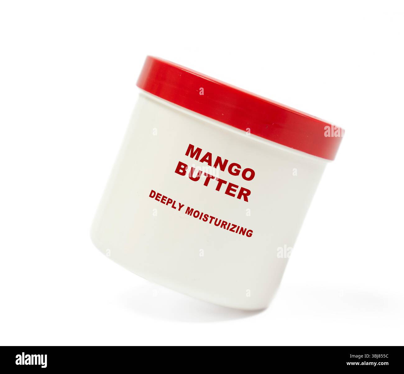 Mangobutter. Reich an Vitaminen, macht die Haut weich und sorgt für langanhaltende Feuchtigkeit. Stockfoto