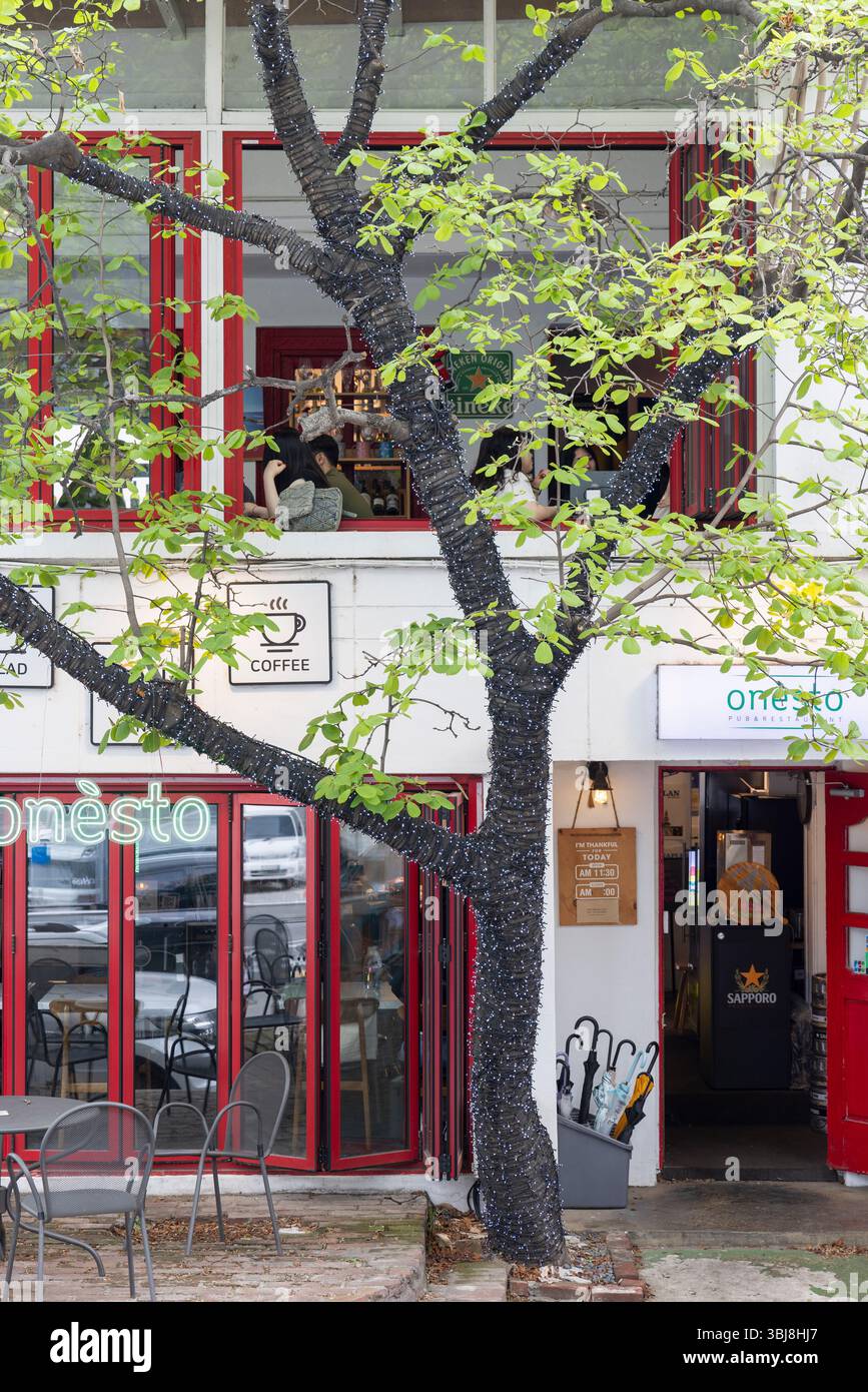 Onesto Restaurant, Yongsan Gegend, Seoul, Südkorea Stockfoto
