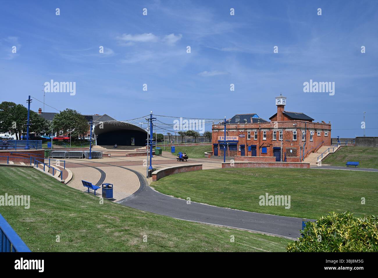 Valley Gardens Park, Withernsea Küstenstadt östlich der Küste von Yorkshire. England Stockfoto
