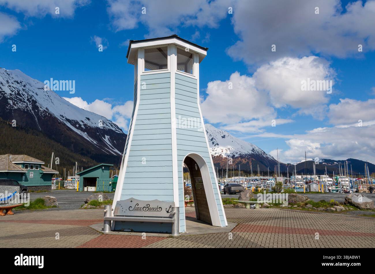 Mariners' Memorial, Seward, Alaska, USA Stockfoto